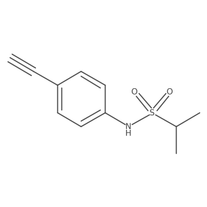N-(4-ethynylphenyl)propane-2-sulfonamide Structure