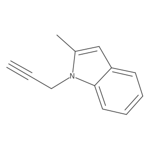 2-methyl-N-(2-propynyl)indole Structure