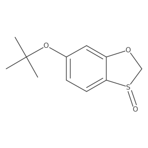 6-(tert-Butoxy)-2H-benzo[d][1,3]oxathiole 3-oxide结构式