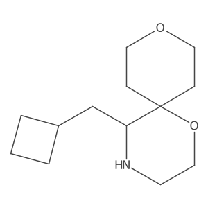5-(Cyclobutylmethyl)-1,9-dioxa-4-azaspiro[5.5]undecane Structure