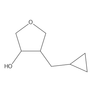 rac-(3R,4S)-4-(cyclopropylmethyl)oxolan-3-ol Structure