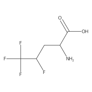 2-Amino-4,5,5,5-tetrafluoropentanoic acid Structure