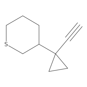 3-(1-Ethynylcyclopropyl)thiane Structure