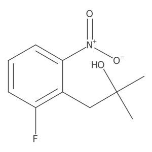1-(2-Fluoro-6-nitrophenyl)-2-methylpropan-2-ol Structure