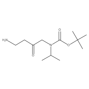 tert-butyl N-(4-amino-2-oxobutyl)-N-(propan-2-yl)carbamate结构式
