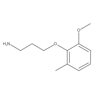 3-(2-Methoxy-6-methylphenoxy)propan-1-amine结构式