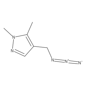 4-(azidomethyl)-1,5-dimethyl-1H-pyrazole Structure