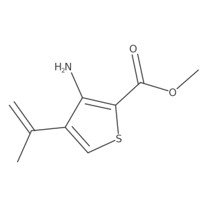 Methyl 3-amino-4-(prop-1-en-2-yl)thiophene-2-carboxylate Structure