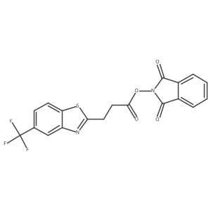 1,3-dioxo-2,3-dihydro-1H-isoindol-2-yl 3-[5-(trifluoromethyl)-1,3-benzothiazol-2-yl]propanoate Structure