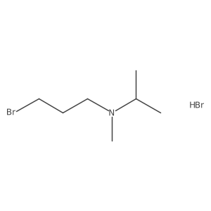 (3-Bromopropyl)(methyl)(propan-2-yl)aminehydrobromide Structure