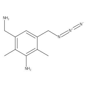 3-(Aminomethyl)-5-(azidomethyl)-2,6-dimethylaniline Structure