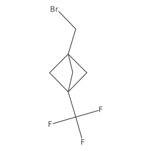 1-(Bromomethyl)-3-(trifluoromethyl)bicyclo[1.1.1]pentane结构式