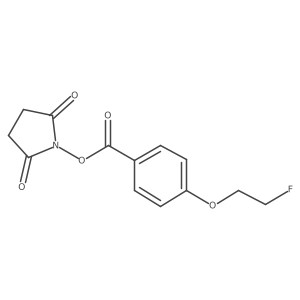 4-(2-Fluoro-ethoxy)-benzoic acid 2,5-dioxo-pyrrolidin-1-yl ester Structure