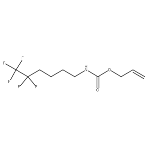 prop-2-en-1-yl N-(5,5,6,6,6-pentafluorohexyl)carbamate结构式