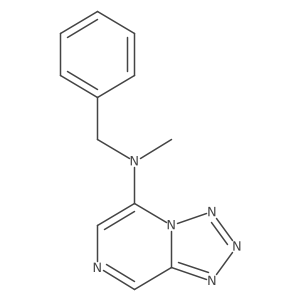 N-benzyl-N-methyl-[1,2,3,4]tetrazolo[1,5-a]pyrazin-5-amine结构式