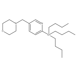 4-[[6-(Tributylstannyl)-3-pyridinyl]methyl]morpholine Structure
