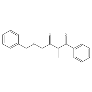 2-Methyl-1-phenyl-4-(phenylmethoxy)-1,3-butanedione Structure