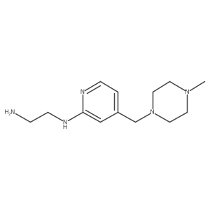 N1-[4-[(4-Methyl-1-piperazinyl)methyl]-2-pyridinyl]-1,2-ethanediamine Structure
