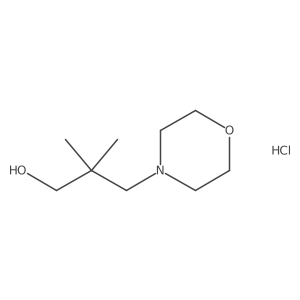 2,2-Dimethyl-3-morpholin-4-yl-propan-1-ol hydrochloride结构式