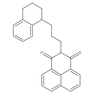 2-(3-(3,4-dihydroquinolin-1(2H)-yl)propyl)-1H-benzo[de]isoquinoline-1,3(2H)-dione Structure