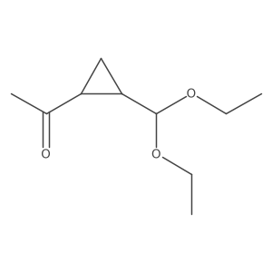 1-[2-(Diethoxymethyl)cyclopropyl]ethan-1-one Structure