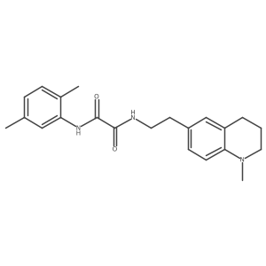 N'-(2,5-dimethylphenyl)-N-[2-(1-methyl-1,2,3,4-tetrahydroquinolin-6-yl)ethyl]ethanediamide结构式