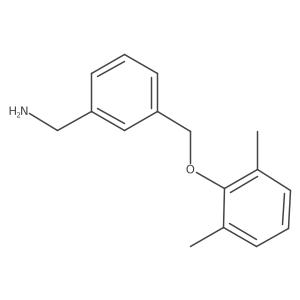 3-[(2,6-Dimethylphenoxy)methyl]benzenemethanamine结构式