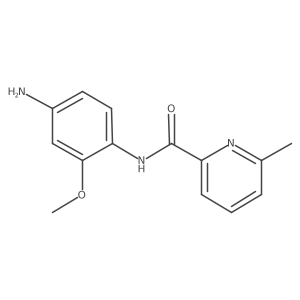 N-(4-Amino-2-methoxyphenyl)-6-methyl-2-pyridinecarboxamide Structure