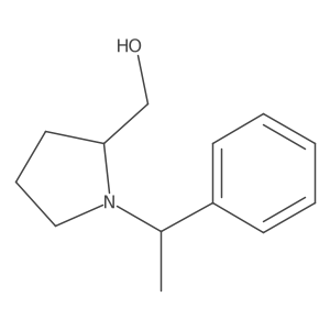 (2S)-1-[(1R)-1-Phenylethyl]-2-pyrrolidinemethanol Structure