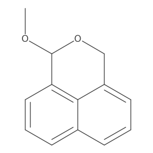 1-Methoxy-1H,3H-naphtho[1,8-cd]pyran结构式