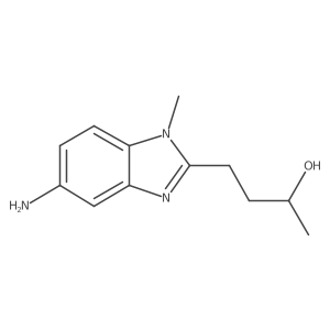 4-(5-amino-1-methyl-1H-benzimidazol-2-yl)butan-2-ol结构式