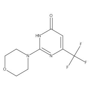2-(4-Morpholinyl)-6-(trifluoromethyl)-4(3H)-pyrimidinone结构式
