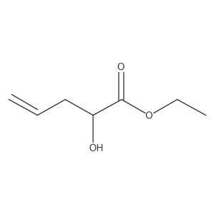 ethyl (2R)-2-hydroxypent-4-enoate Structure