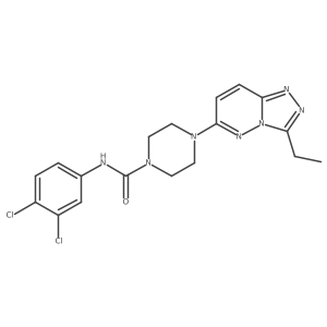 N-(3,4-dichlorophenyl)-4-(3-ethyl-[1,2,4]triazolo[4,3-b]pyridazin-6-yl)piperazine-1-carboxamide Structure