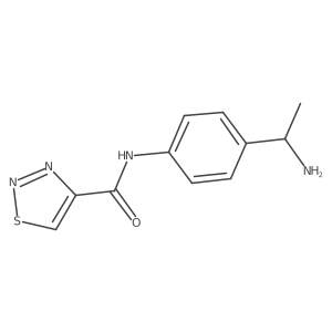 N-[4-[(1R)-1-Aminoethyl]phenyl]-1,2,3-thiadiazole-4-carboxamide Structure