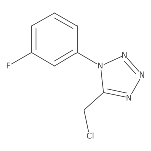 Fc1cccc(-n2nnnc2CCl)c1结构式