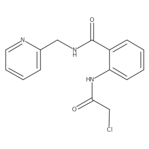 Benzamide,2-[(chloroacetyl)amino]-n-(2-pyridinylmethyl)- Structure