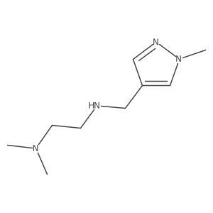 [2-(Dimethylamino)ethyl][(1-methyl-1H-pyrazol-4-yl)methyl]amine Structure