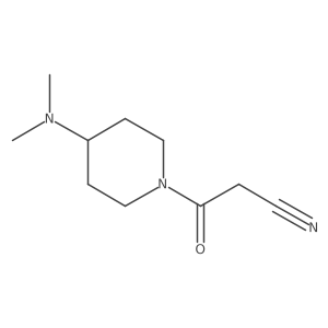 3-[4-(Dimethylamino)piperidin-1-yl]-3-oxopropanenitrile Structure