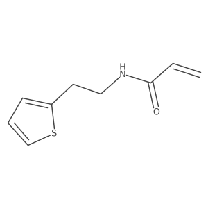 N-[2-(thiophen-2-yl)ethyl]prop-2-enamide Structure