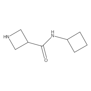 N-cyclobutylazetidine-3-carboxamide结构式