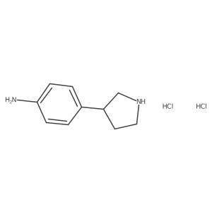 4-Pyrrolidin-3-yl-phenylamine dihydrochloride结构式