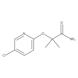 2-[(5-chloro-2-pyridinyl)oxy]-2-methylPropanamide Structure