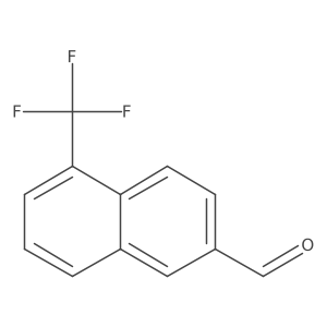 1-(Trifluoromethyl)naphthalene-6-carboxaldehyde Structure