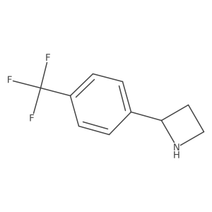 2-(4-(Trifluoromethyl)phenyl)azetidine Structure