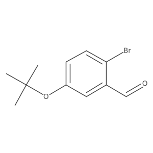 2-Bromo-5-(tert-butoxy)benzaldehyde Structure