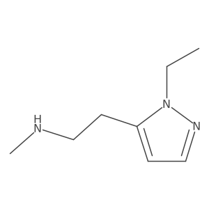2-(1-Ethyl-1h-pyrazol-5-yl)-N-methylethan-1-amine结构式