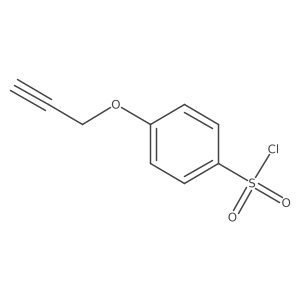 4-(Prop-2-yn-1-yloxy)benzene-1-sulfonyl chloride Structure