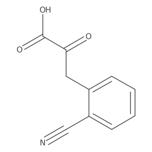 3-(2-Cyanophenyl)-2-oxopropanoic acid Structure