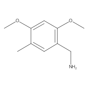 (2,4-Dimethoxy-5-methylphenyl)methanamine Structure